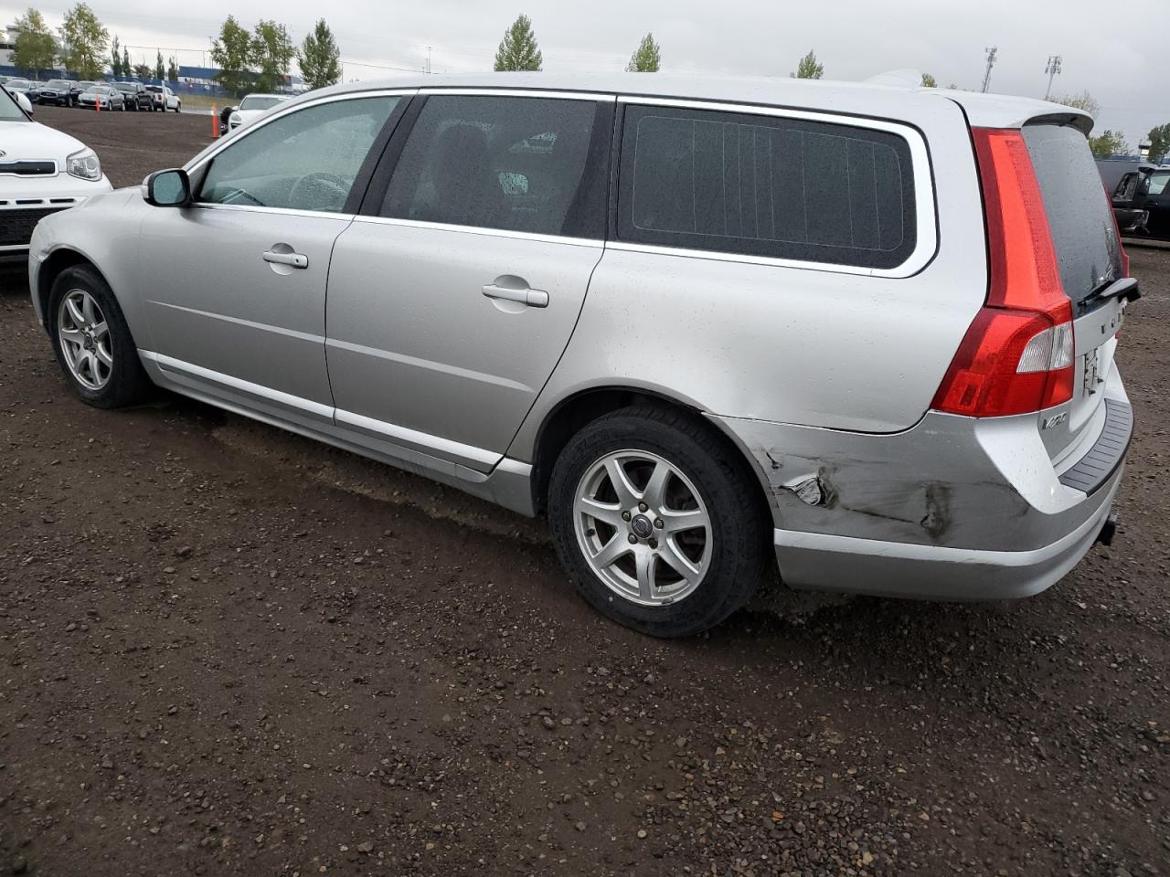 VOLVO V70 3.2 2008 silver station gas YV1BW982181019304 photo #3