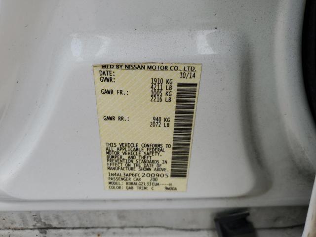 2015 NISSAN ALTIMA 2.5 - 1N4AL3AP6FC200905