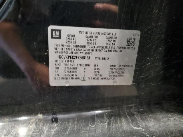 2015 CHEVROLET SILVERADO - 1GCVKPEC2FZ368163