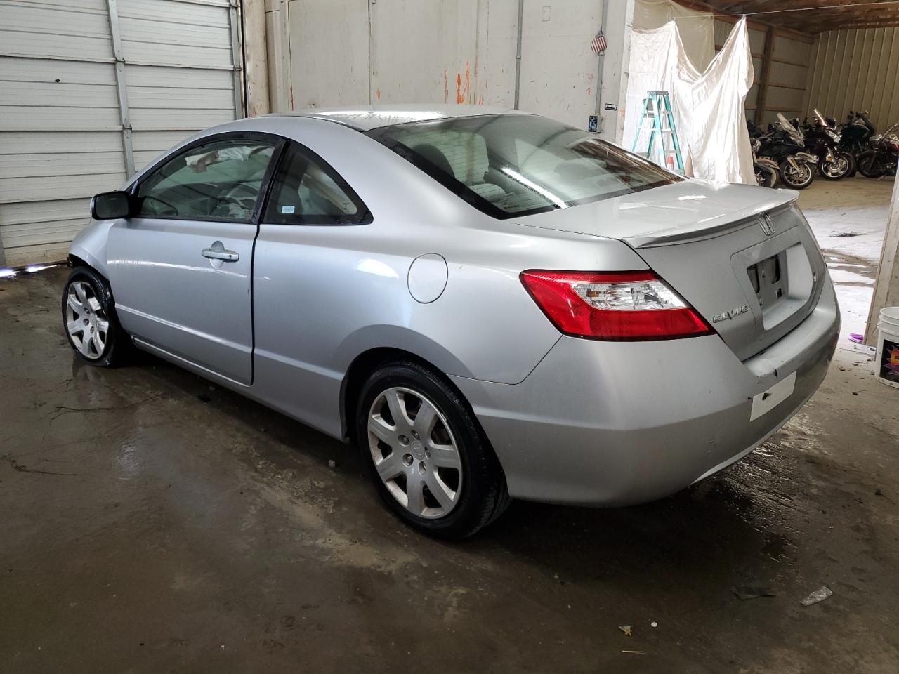 HONDA CIVIC LX 2007 silver  gas 2HGFG12647H523400 photo #3