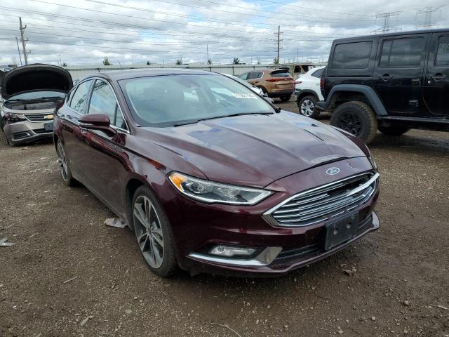 VIN 3FA6P0K94HR271307 2017 Ford Fusion, Titanium no.4