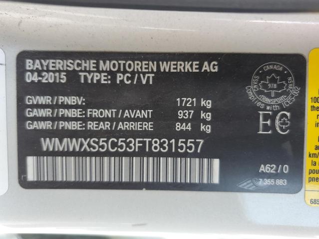 2015 MINI COOPER - WMWXS5C53FT831557