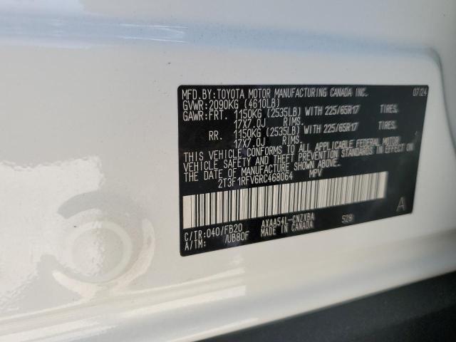 2024 TOYOTA RAV4 LE - 2T3F1RFV6RC468064