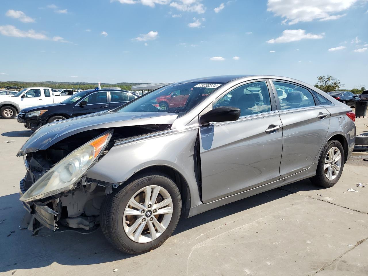 HYUNDAI SONATA GLS 2011 gray  gas 5NPEB4AC2BH065311 photo #1