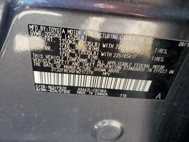 2015 TOYOTA RAV4 LE - 2T3ZFREV6FW217278