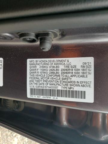 2022 HONDA CR-V EX - 5J6RW2H57NA000557