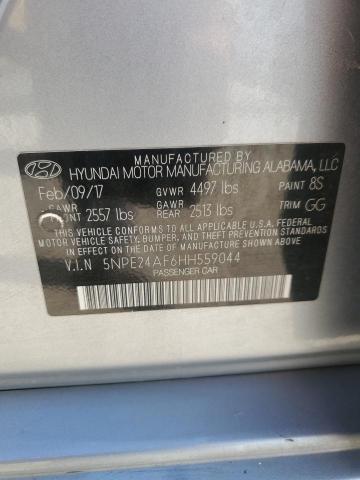 2017 HYUNDAI SONATA SE - 5NPE24AF6HH559044