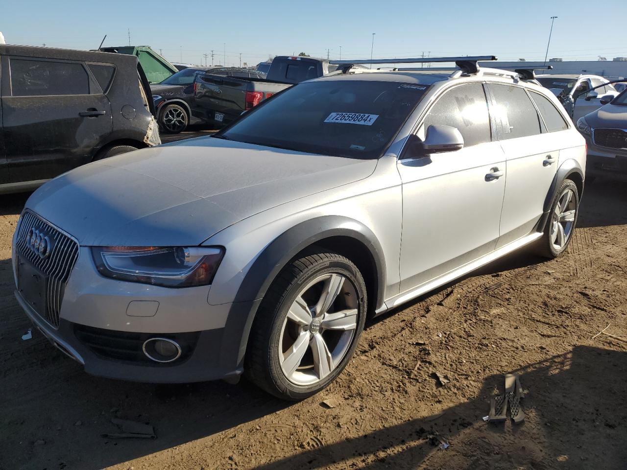 AUDI A4 ALLROAD 2013 silver 4dr spor flexible fuel WA1UFAFL8DA135521 photo #1