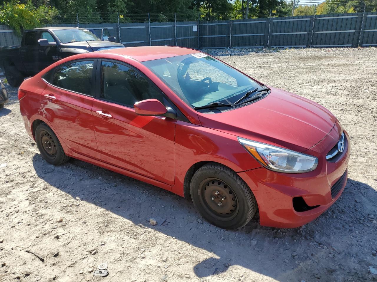 Lot #2874468825 2015 HYUNDAI ACCENT GLS