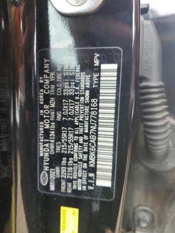 2022 HYUNDAI KONA SEL - KM8K6CAB7NU778168