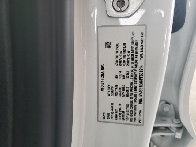 2023 TESLA MODEL 3 - 5YJ3E1EA8PF601514