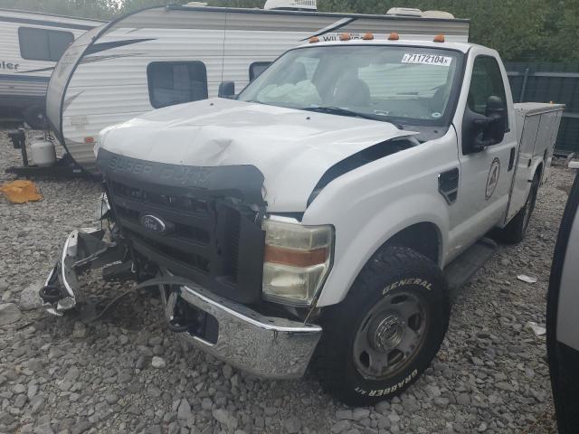 FORD F350 2008 white  gas 1FDSF34598EA95957 photo #1