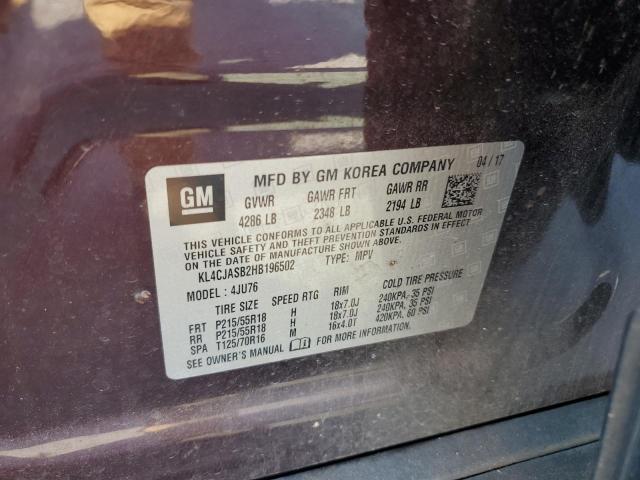 2017 BUICK ENCORE PRE - KL4CJASB2HB196502