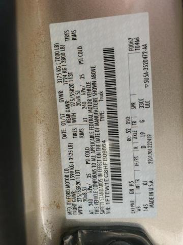 2017 FORD F150 SUPER - 1FTEW1EG8HFB09864