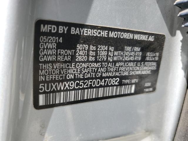 VIN 5UXWX9C52F0D47082 2015 BMW X3, Xdrive28I no.13