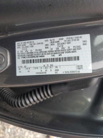 VIN 1FMCU0G68NUB14464 2022 Ford Escape, SE no.14