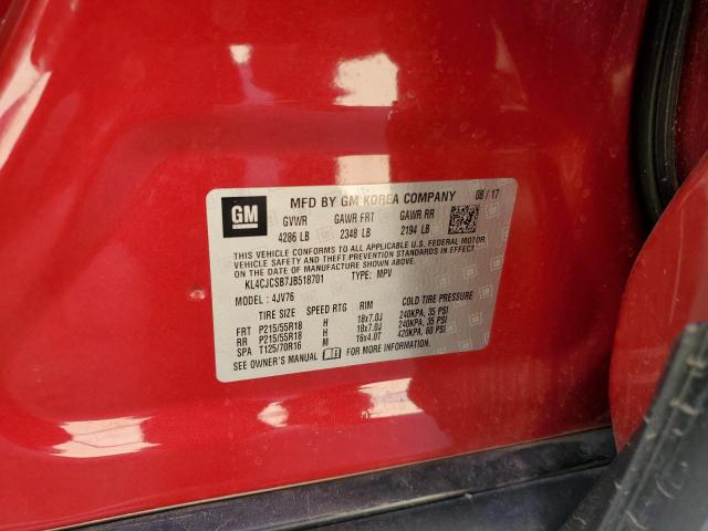 2018 BUICK ENCORE ESS - KL4CJCSB7JB518701