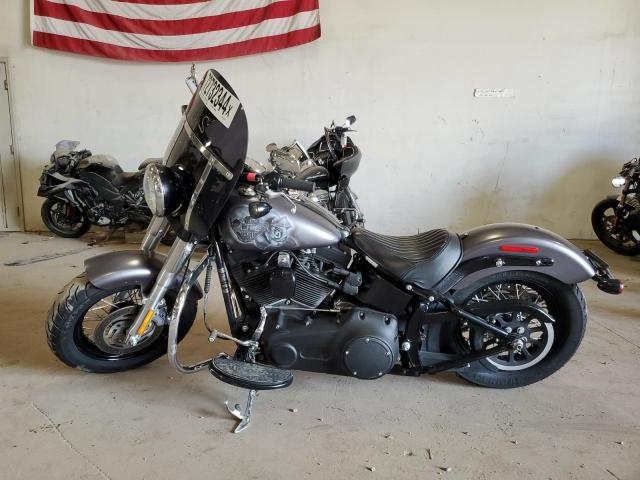 HARLEY-DAVIDSON FLS SOFTAI 2014 gray  gas 1HD1JRV19EB051739 photo #4