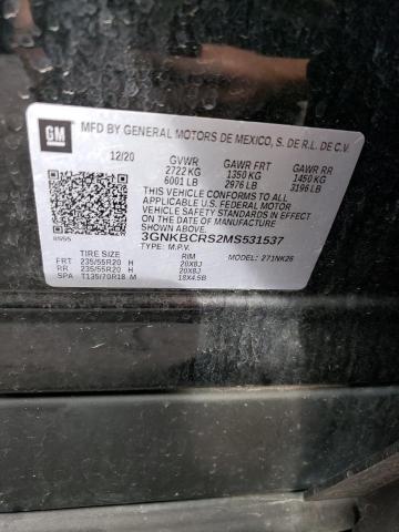 2021 CHEVROLET BLAZER 2LT - 3GNKBCRS2MS531537