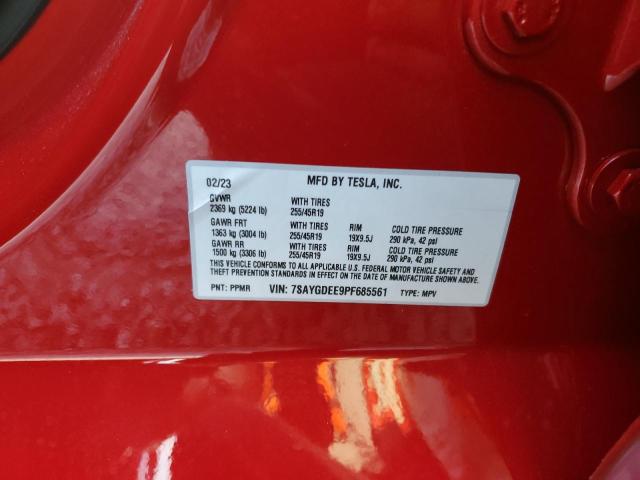 2023 TESLA MODEL Y - 7SAYGDEE9PF685561