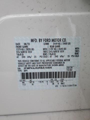 2024 FORD EDGE SEL - 2FMPK4J92RBA14406