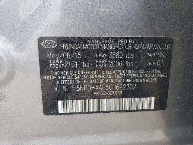 2016 HYUNDAI ELANTRA SE - 5NPDH4AE5GH692202