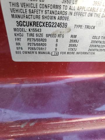 VIN 3GCUKRECXEG224639 2014 Chevrolet Silverado, K15... no.13