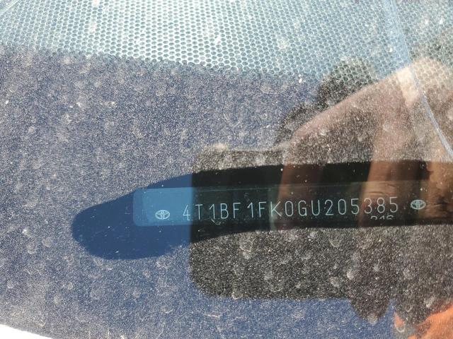 2016 TOYOTA CAMRY LE - 4T1BF1FK0GU205385