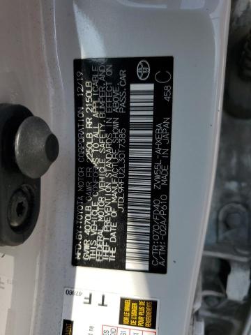 2020 TOYOTA PRIUS LE - JTDL9RFU2L3017385