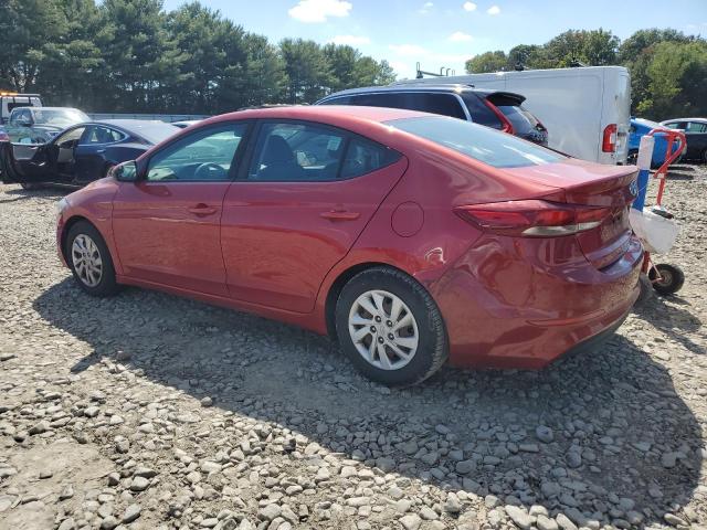 HYUNDAI ELANTRA SE 2018 red  gas 5NPD74LF8JH289363 photo #3