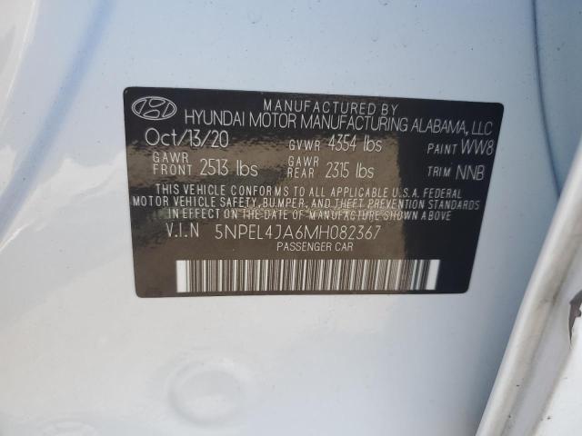 2021 HYUNDAI SONATA SEL - 5NPEL4JA6MH082367
