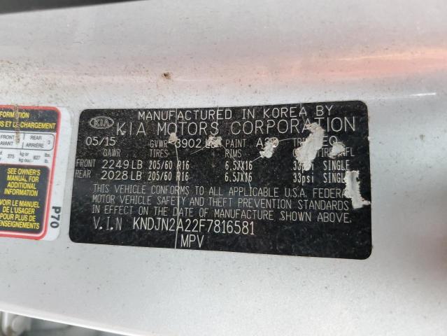 2015 KIA SOUL - KNDJN2A22F7816581