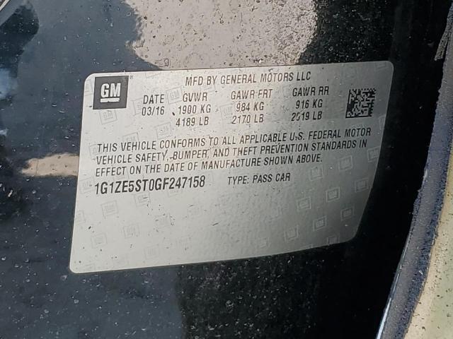 2016 CHEVROLET MALIBU LT - 1G1ZE5ST0GF247158