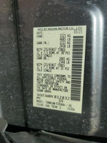 2023 NISSAN ROGUE S - 5N1BT3AB8PC812832