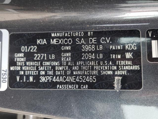 2022 KIA FORTE GT - 3KPF44AC4NE452465
