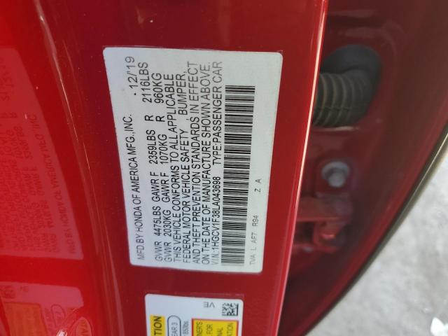 2020 HONDA ACCORD SPO - 1HGCV1F38LA043698