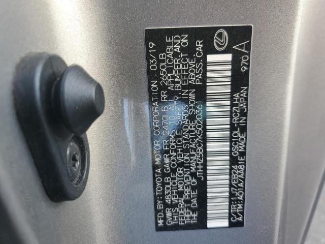 2019 LEXUS RC 350 - JTHHZ5BC7K5020361