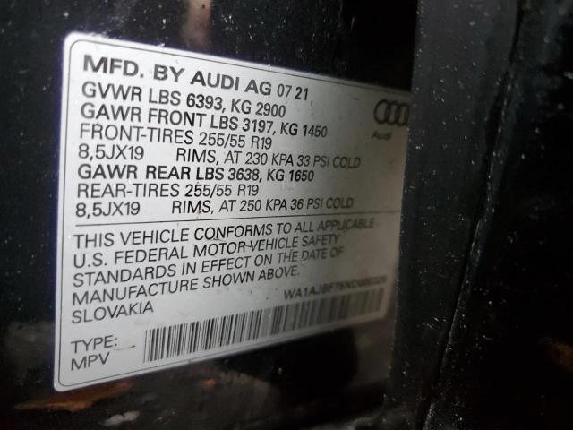 VIN WA1AJBF75ND000328 2022 Audi Q7, Premium no.13