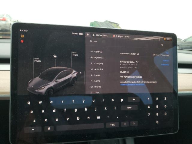 2022 TESLA MODEL Y - 7SAYGDEE2NF368539
