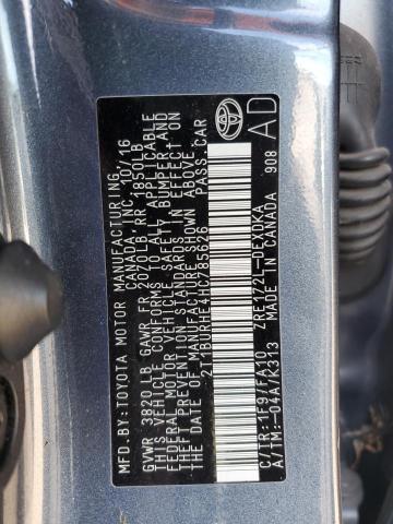 2017 TOYOTA COROLLA L - 2T1BURHE4HC785626