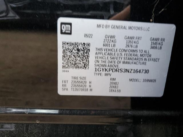 2022 CADILLAC XT6 PREMIU 1GYKPDRS3NZ164730  72417154