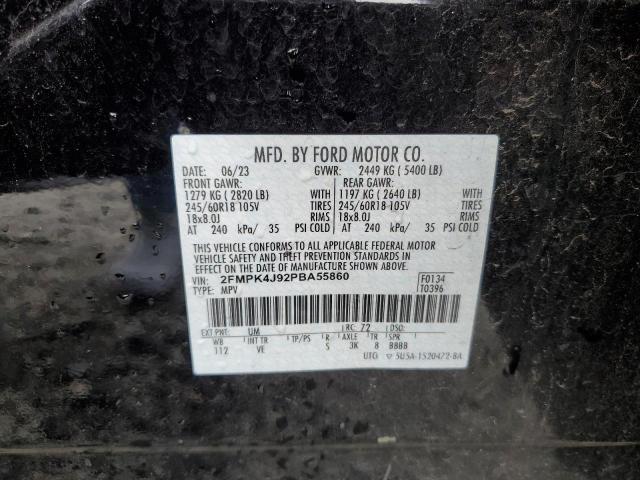 VIN 2FMPK4J92PBA55860 2023 Ford Edge, Sel no.14