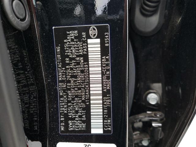 VIN 4T1DAACK7SU502691 2025 TOYOTA CAMRY no.12