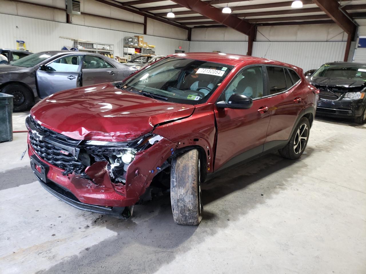 CHEVROLET TRAX 1RS 2024 maroon  gas KL77LGE29RC036707 photo #1