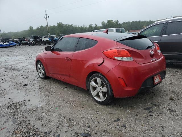 HYUNDAI VELOSTER 2015 red coupe 3d gas KMHTC6AD7FU234206 photo #3