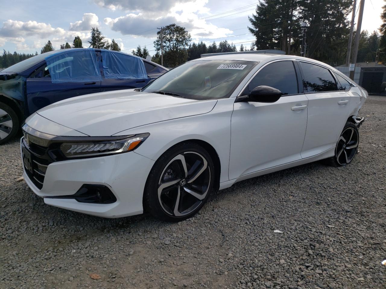 Lot #2986341176 2021 HONDA ACCORD SPO