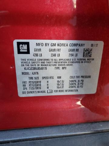 VIN KL4CJCSB9JB548170 2018 Buick Encore, Essence no.13