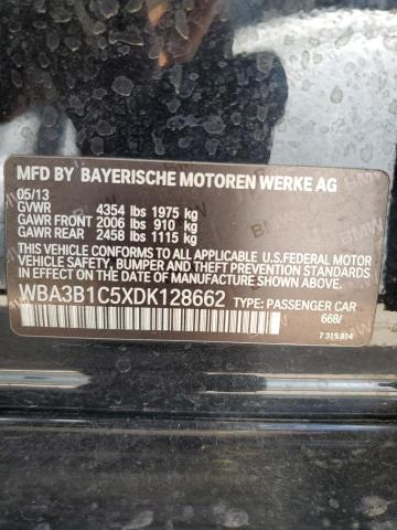 VIN WBA3B1C5XDK128662 2013 BMW 3 Series, 320 I no.12