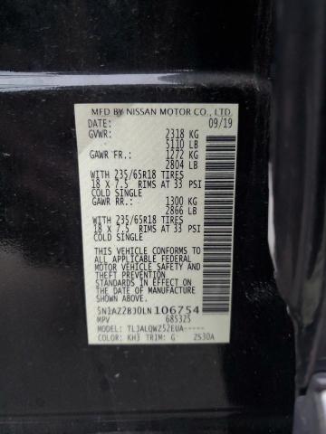 2020 NISSAN MURANO SV - 5N1AZ2BJ0LN106754
