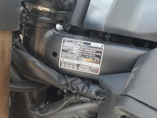 2023 HONDA CB650 RA MLHRH0256P5400874